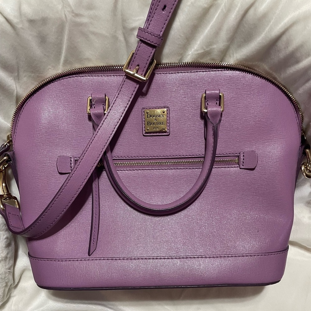Dooney and Burke purple purse brand new never used